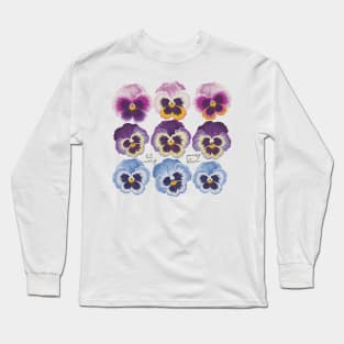 Wildflowers Bisexual Gift Bisexuality Queer Pride Long Sleeve T-Shirt